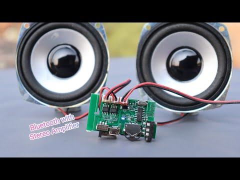 Bluetooth USB FM With Stereo Audio Amplifier Module