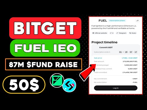 Fuel Network IEO Buy 0.02$ Price In Bitget Exchange 😱 Fuel Network Tokenomics 🤑 Fuel network Price💲