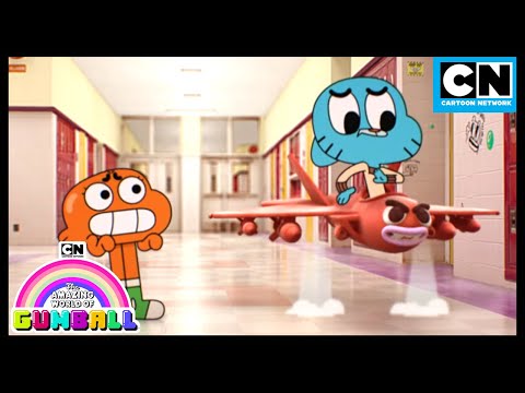 Is it safe to fly this plane? | Gumball - The Skull | Cartoon Network