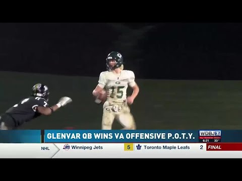 Glenvar Football Player Wins VHSL Class 2 Offensive Player of the Year