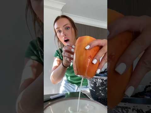 Let’s make papaya coconut jelly #ytshorts #trending #food