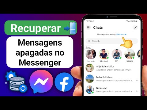 COMO RECUPERAR TODAS as MENSAGENS e CONVERSAS APAGADAS do Facebook Messenger em 2 minutos