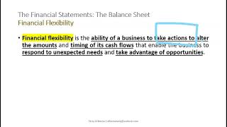 Financial Flexibility