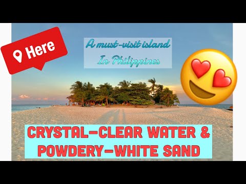 Crystal clear water and powdery sand Island in Philippines 😱 | Must-visit Island