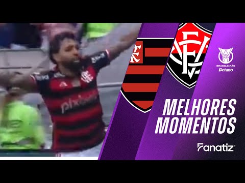 Flamengo 2 x 2 Vitória I Melhores momentos I Brasileirão 2024