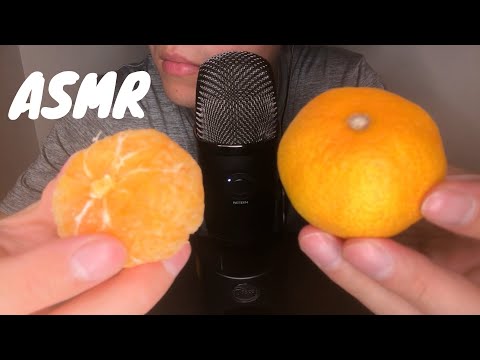 【ASMR】みかんをむいて食べる音【咀嚼音 EATING SOUNDS】mandarin