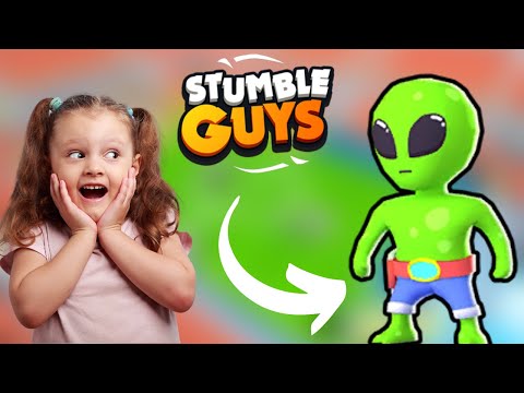 How I Acquired the Rare Pink Alien Skin😍  in Stumble Guys