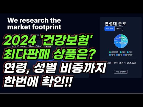 [GA인포맥스] 24 '건강보험' 최다판매 상품은...연령·성별 비중까지 한번에 확인