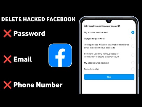 How to Delete Hacked Facebook Account Without Email Password and Phone Number 2024