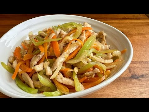 雞肉滑嫩 蔬菜脆甜 雞胸肉食譜/Chicken Breast Recipe