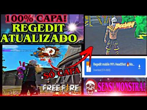 Saiu!😱 Melhor arquivo Regedit Mobile Subindo muito Capa! Free Fire (ATUALIZADO)