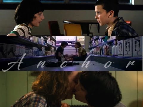 Mike & Eleven - I love you too ll Stranger Things - Anchor.  S1+S2+S3