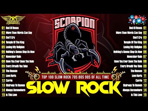 Slow Rock Songs 70s 80s Full Album 🎶 Scorpions, GnR, Bon Jovi, Metallica, John Denver, Dido    1