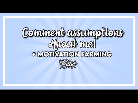 || Comment Assumptions About me! + Farming Motivation Video || 400 subs special! || Mmp05 🌙☁️