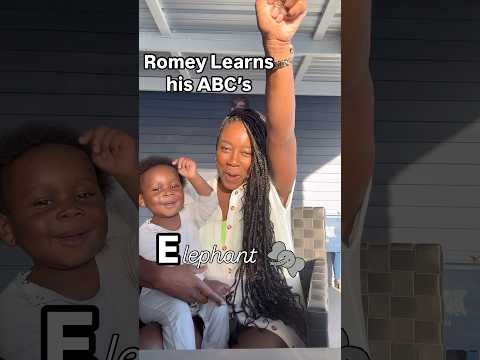 ROMEY LEARNS HIS ABC'S| #ASL #18monthsold #boymom