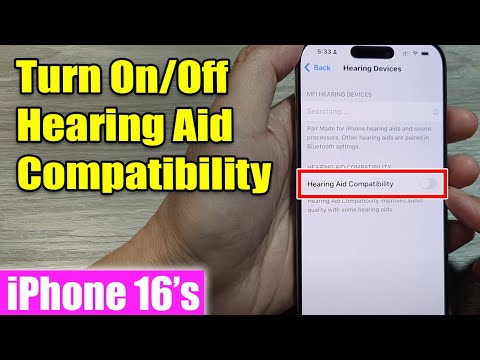 iPhone 16/16 Pro Max: How to Turn On/Off Hearing Aid Compatibility