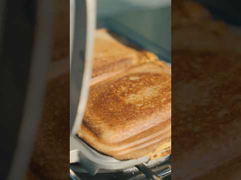 Making grilled cheese sandwiches at camp with Tramezzino. #shorts #campingfood