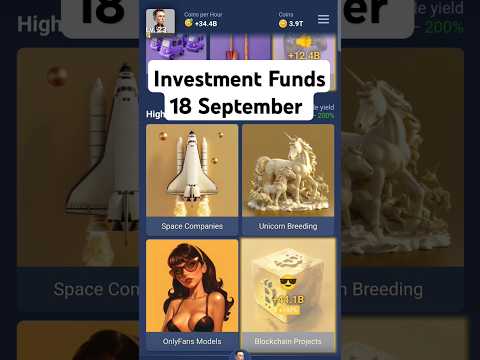 X Empire daily combo today 18 September | musk empire investment funds