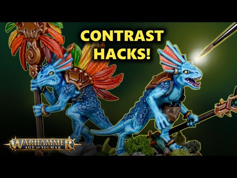 Contrast Hacks! Painting Skinks for Warhammer Age of Sigmar | Seraphon Tutorial