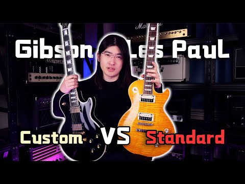 【天线吉他实验室】Les Paul Standard vs Custom，哪款Gibson LP更适合你？