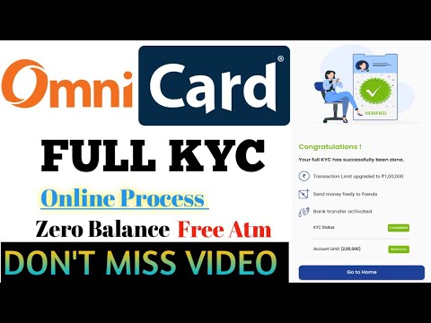 Omnicard full kyc kaise kare | omnicard kyc full video | full kyc omnicard app 2022 #omnicard