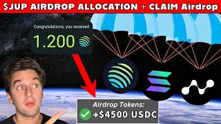 Jupiter AIRDROP Season 2 ALLOCATION + CLAIM Solana Airdrop - DO THIS NOW