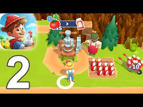 Little Farm Story: Idle Tycoon Gameplay Walkthrough Part 2 (iOS Android)