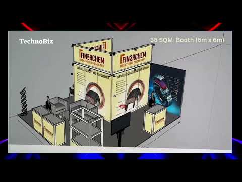 TechnoBiz Expo | 36 SQM Booth Design