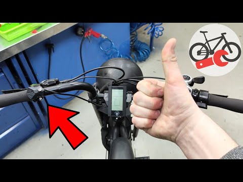 Adjusting the hydraulic brakes of bikes. Bicycle brakes handle alignment