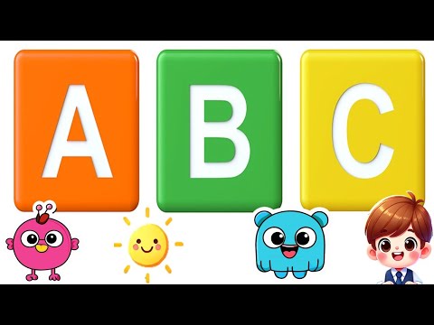 ABC Phonics Fun for Toddlers 🎉 | A for Apple 🍎 to Z | Alphabet Sounds & Rhymes 🔤 | Explore Colors 🌈