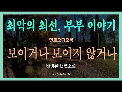 부부 공감 소설, 독이 되는 최선... 배이유 단편소설 - 보이거나 보이지 않거나