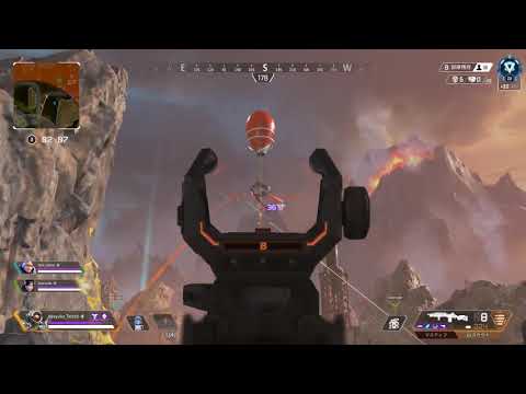 ソロランク　ダイヤ帯で4338ダメージ！【Apex Legends】