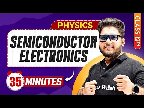 Semiconductor Electronics in 35 Minutes | Class 12th Physics | Mind Map Series