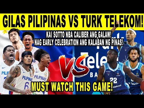 GILAS PILIPINAS vs EUROPE TELEKOM - Grabe ang moves ni Kai Sotto! FIBA Qualifiers 2k