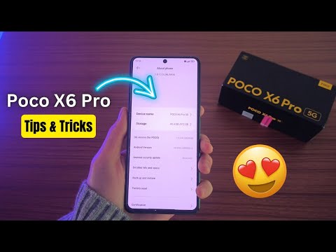 Poco X6 Pro Useful Tips & Tricks ⚡ | Useful Settings & features in Poco X6 Pro & HyperOs Update