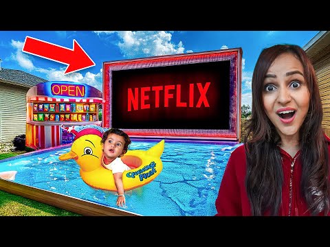 I built a SECRET Movie Theatre in my ROOM 😳 * OMG *