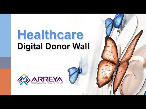 Healthcare Digital Donor Wall