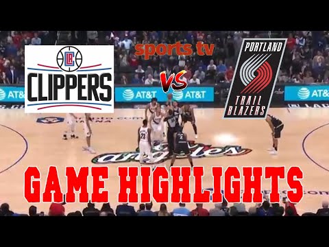 CLIPPERS vs TRAIL BLAZERS | NBA Game Highlights | April 8, 2023 sports tv