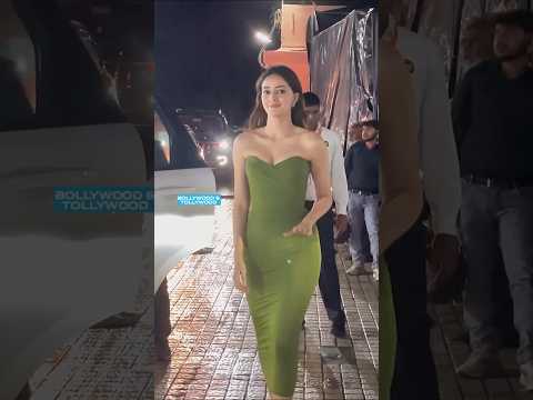 Ananya Panday In Green gowon 😍😍😍 #ananyapanday #sexy #shortvideo #shorts #youtubeshorts #bollywood