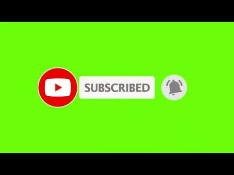 Green Screen Subscribe Button Bell icon free download NO COPYRIGHT