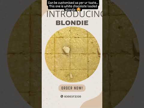 Blondie #blondies #brownie #delicious #viralvideo #viralshorts #cake #viralreels #deliciousdelightz