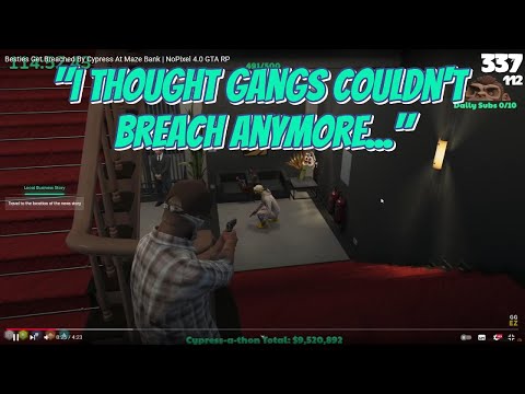 AbbottJake Reacts to Cypress Breaching Besties Maze Bank | NoPixel 4.0 GTA RP