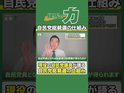 【自民党総裁選】現役の自民党議員が語る自民党総裁選の仕組み