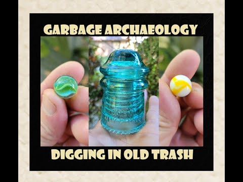 Garbage Archaeology - Digging in Old Trash - Marbles - Toys - Antiques - Bottle Digging - Coca Cola