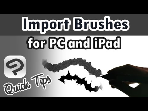 How to Import Brushes and Materials Into Clip Studio Paint for PC and Ipad From Clip Studio Assets