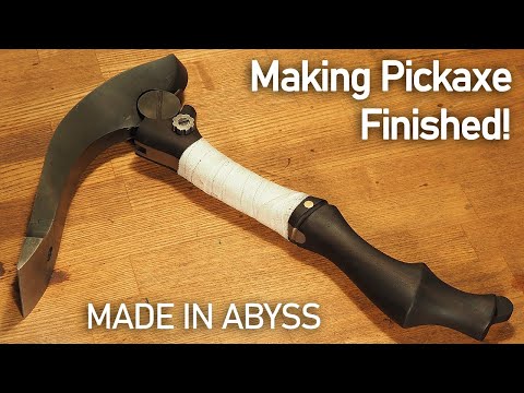 【メイドインアビス】探窟家のピッケル作ってみた。完成！ / Making Pickaxe from [MADE IN ABYSS] Finished!