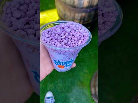 Boysenberry Dippin Dots Ice Cream from Camp Snoopy in Knotts Berry Farm #peanuts #snoopy #lotr