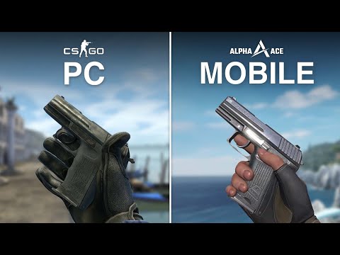 Alpha Ace (Mobile) VS Counter-Strike: Global Offensive (PC) Comparison