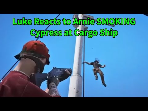 Luke Reacts to Arnie Wiping Cypress on Cargo Ship | NoPixel 4.0 GTA RP