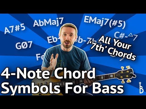 4-Note Chords: SIMPLIFIED (How To Read Chord Symbols For Bass 3/3)